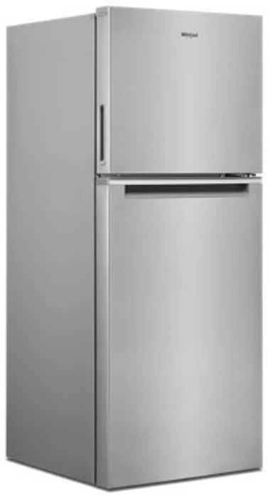 Whirlpool ADA 24 Fingerprint Resistant Stainless Steel Small Space Top-Freezer Refrigerator