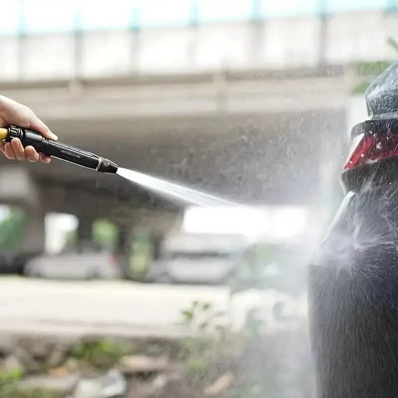 Garden Hose Spray Nozzle with Trigger Lock and Extendable Tube, Four Spray  Patterns