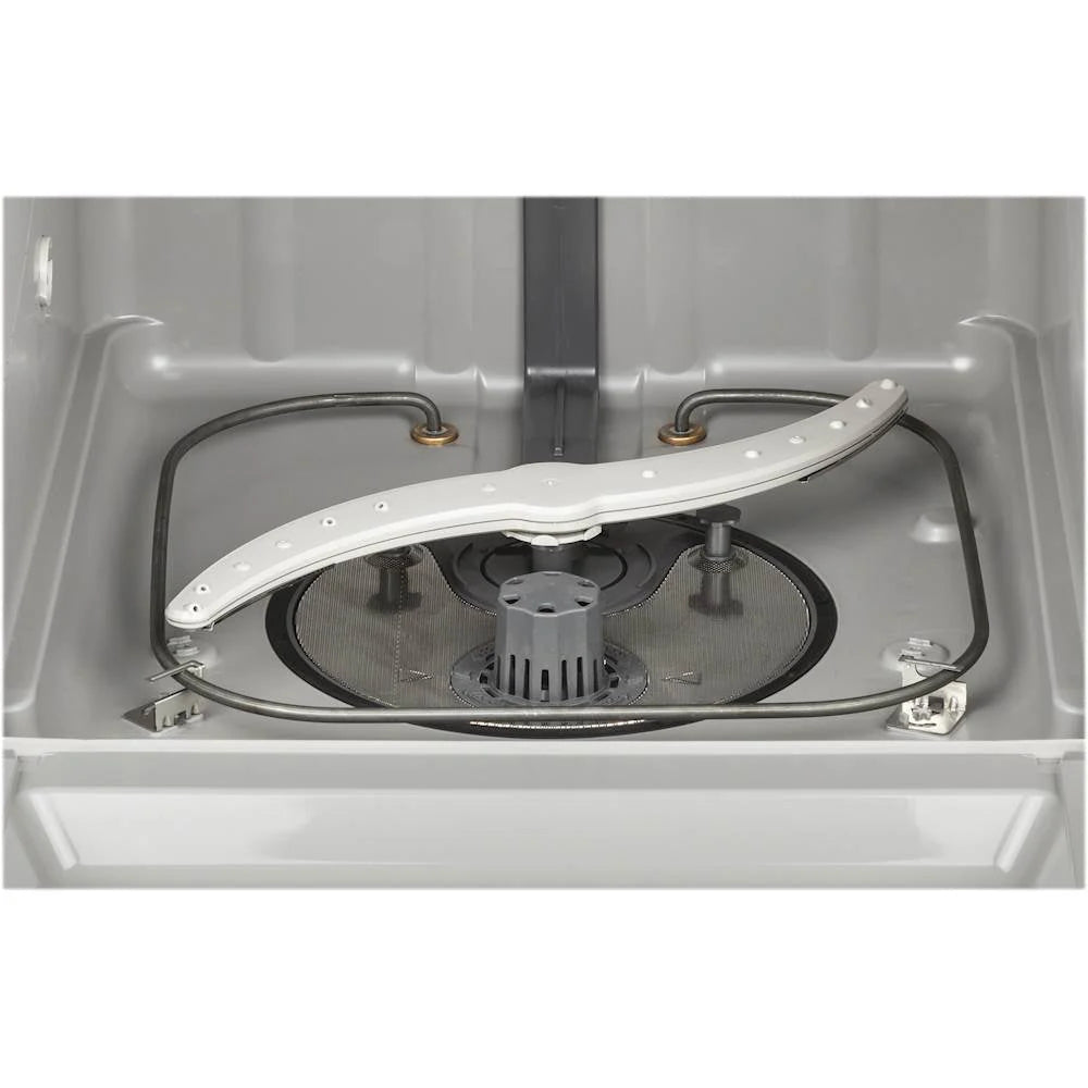 GE - Front Control Built-In Dishwasher, 54 dBA - Stainless steel
