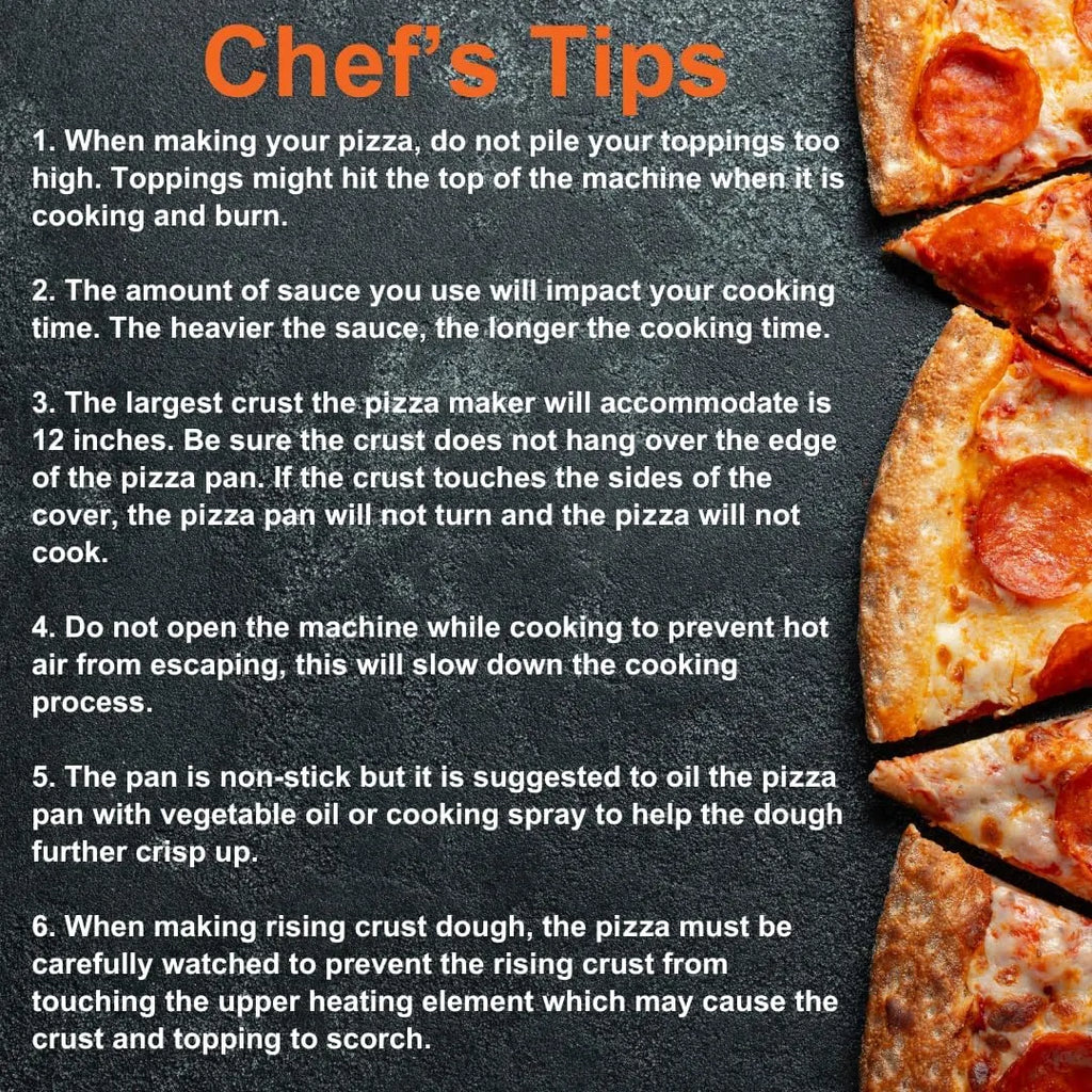 MasterChef Electric 12 Pizza Maker- Cook Homemade Calzones, Quesadillas & Cookies! Rotating Nonstick Plate for Even Baking- Adjustable Temp Control for Crispy Crust- Indoor or Outdoor Parties & Gifts