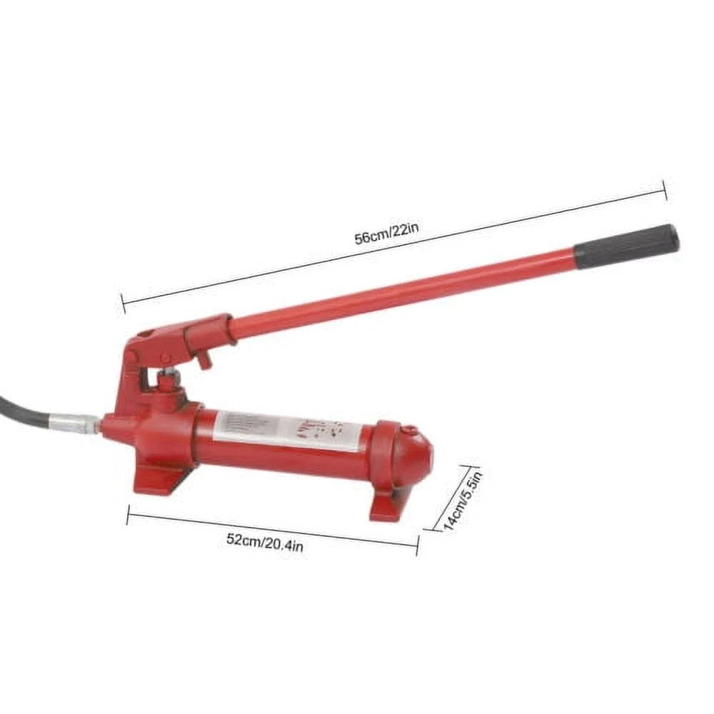 6 Ton Porta Power Hydraulic Jack Auto Body Frame Machine Kit Lift Ram Heavy Duty