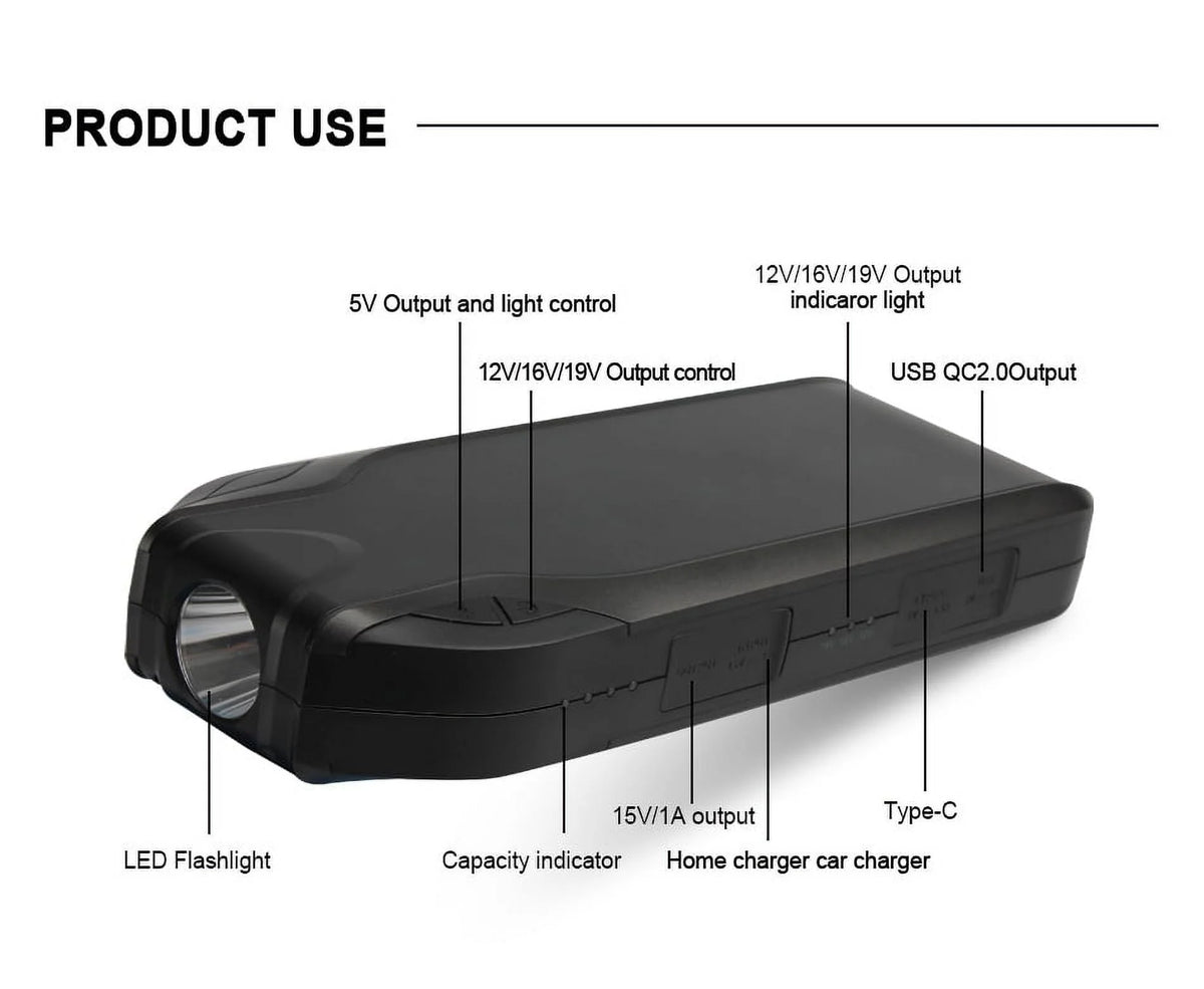 DR-8 22500 MAH Portable Car Jump Starter Booster Charger Battery Power Ban