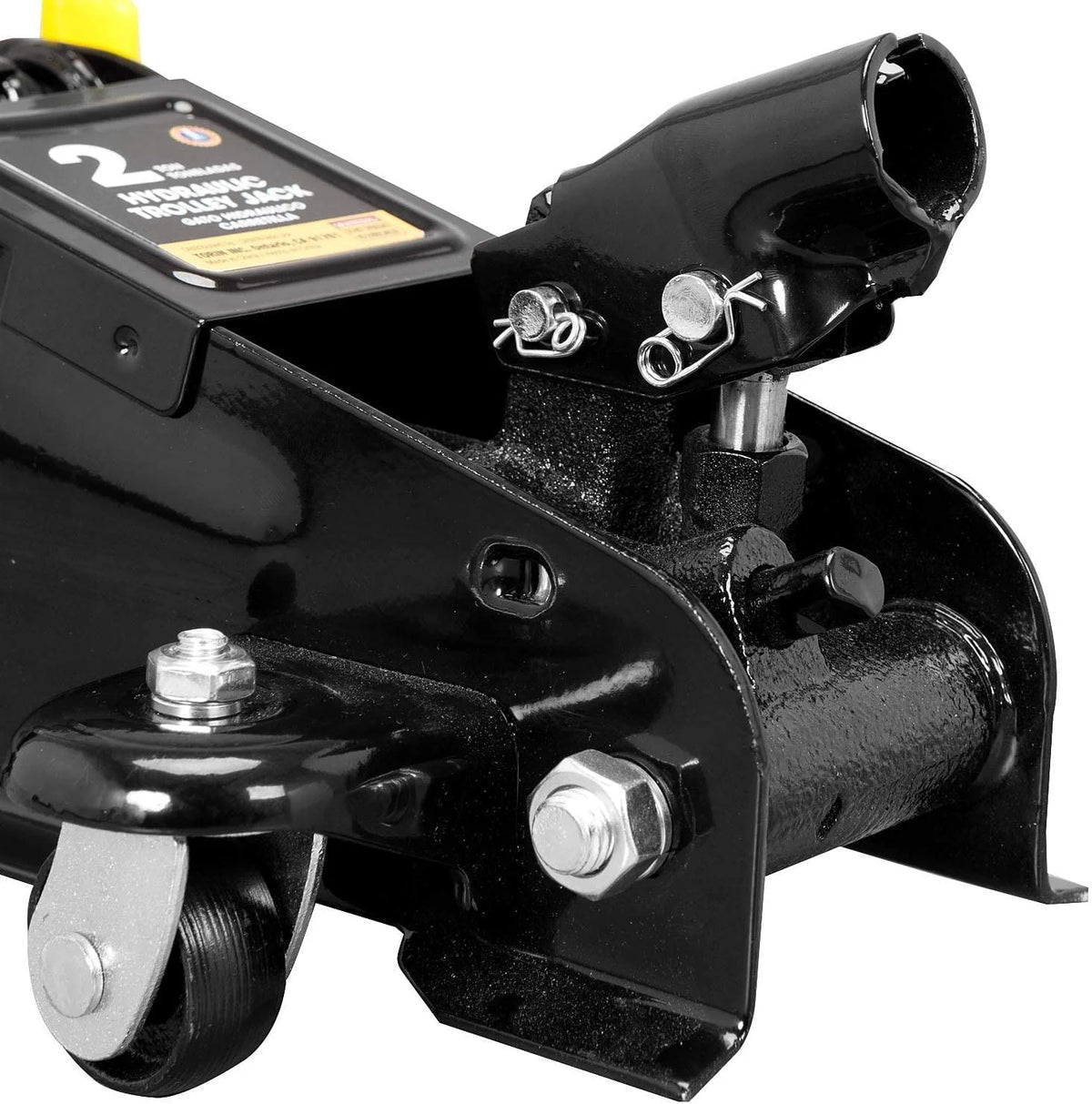 Torin DAT82001B Hydraulic Trolley Service/Floor Jack Combo with 2 Jack Stands, 2 Ton (4,000 lb) Capacity, Black