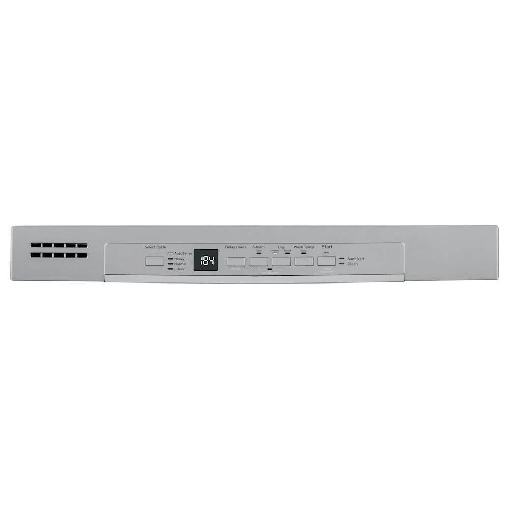 GE - Front Control Built-In Dishwasher, 54 dBA - Stainless steel