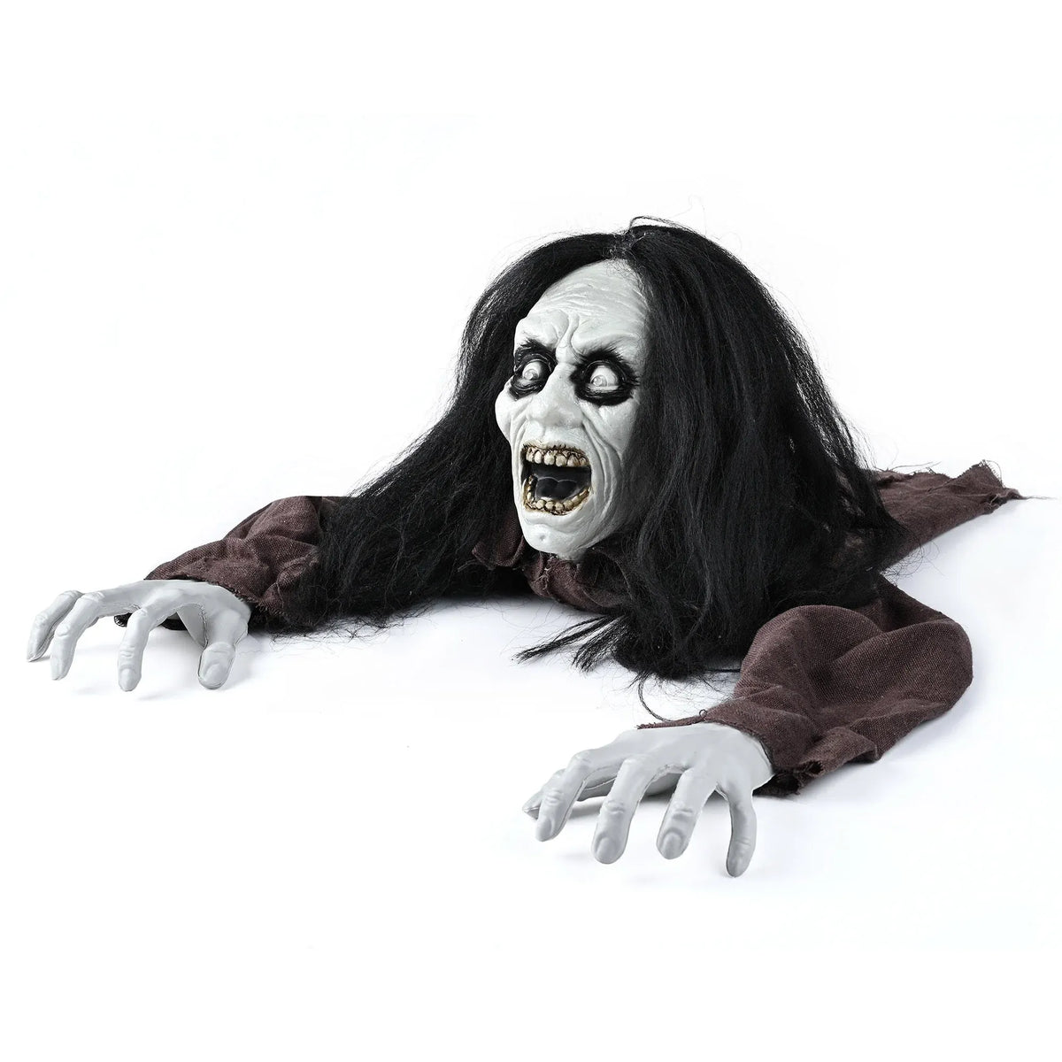 Yescom Scary Animated Pumpkin Halloween Decor 7 Ft with Motion & Sound Activated AC 100V-240V for Party Decoration