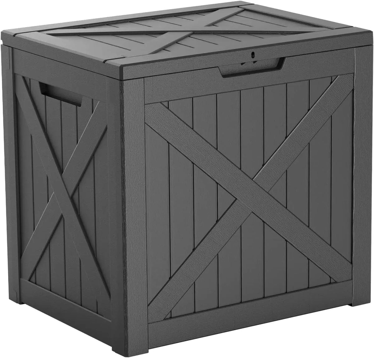 150 Gallon Outdoor Storage Cabinet, Large Outdoor Storage Box for Patio Furniture Covers, Cushion Pillows, Waterproof Deck Box with Lockable Lid for Garden Tools, Pool Accessories, Taupe