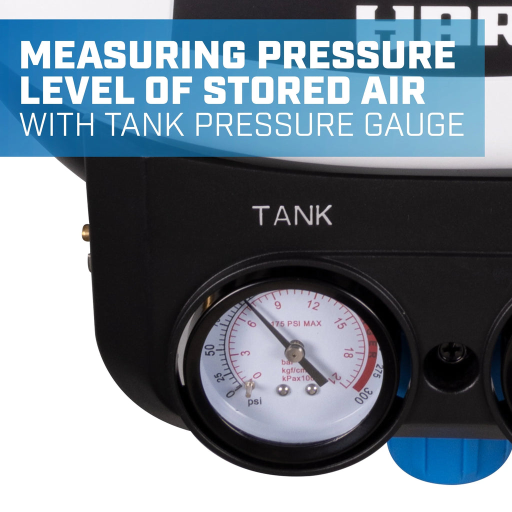 Hart 6 Gallon 1.5 HP Pancake Air Compressor