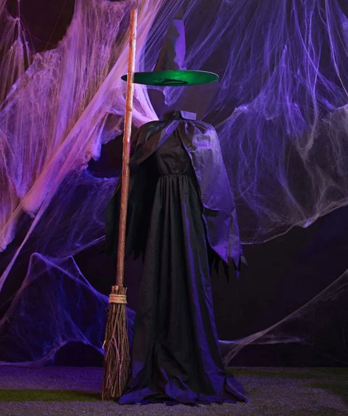 Cracker Barrel 6 Ft Animated Invisible Witch Animatronic Halloween Prop New