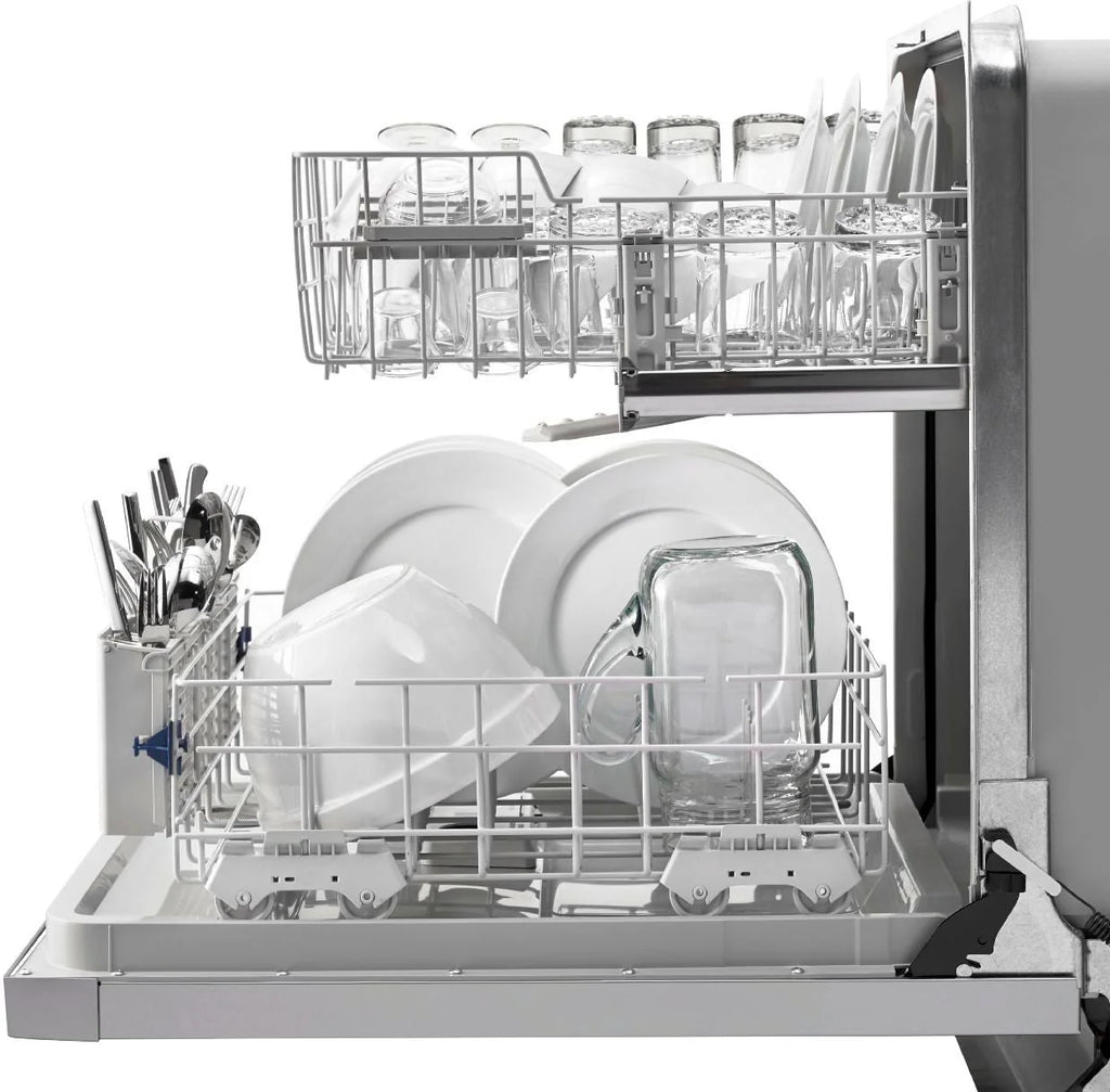 Whirlpool - 24 Front Control Tall Tub Built-In Dishwasher - Black