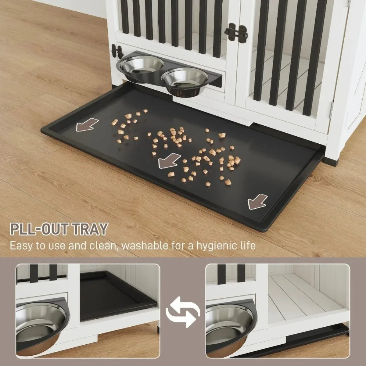 Aesthetic Dog Crate Furniture for Small and Medium Dogs