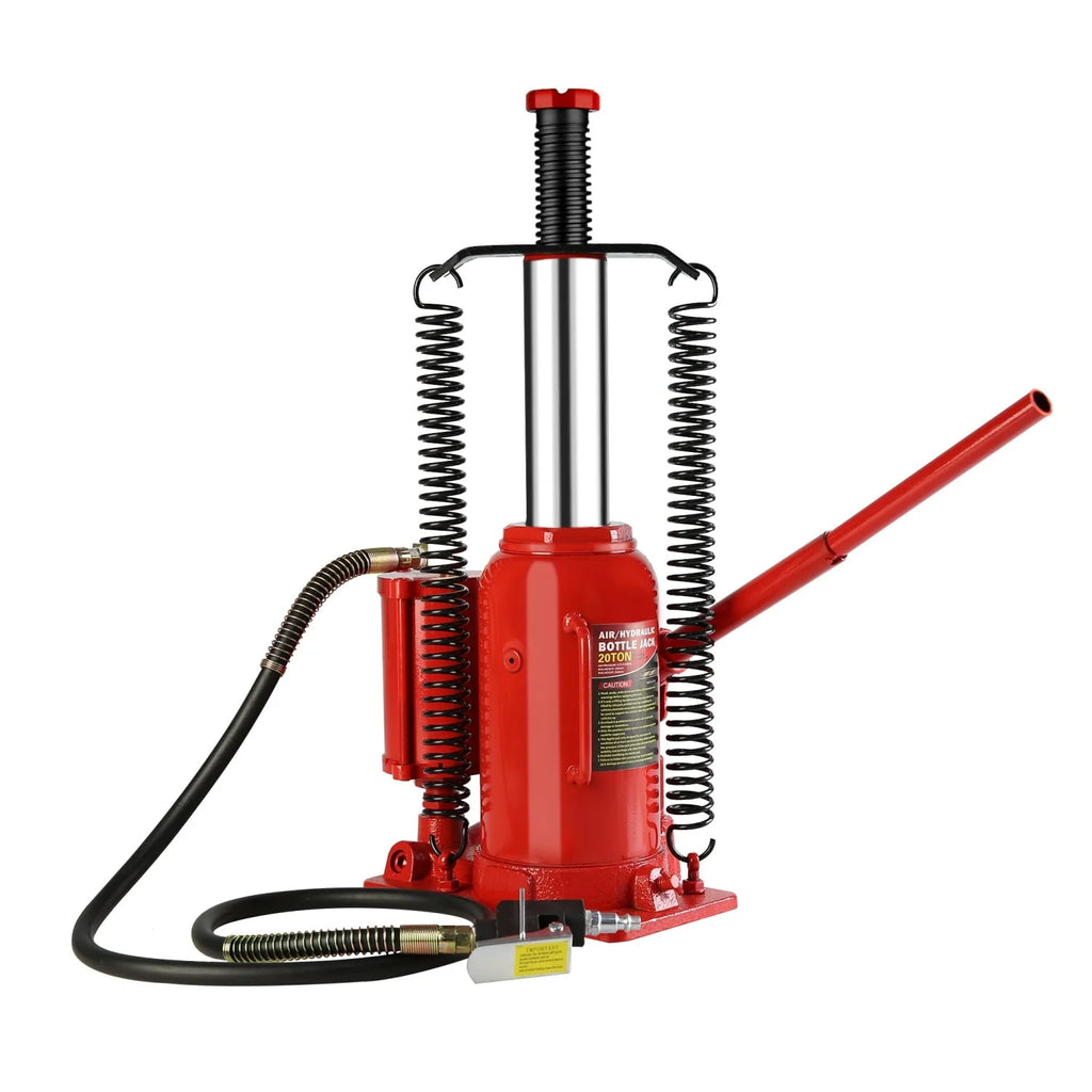 LoLado 20 Ton Air Hydraulic Bottle Jack, with Manual Hand Pump Used for The Maintenance of Automobiles, Agricultural Vehicles, Heavy Trucks, Mobile Machinery, and Heavy Equipment