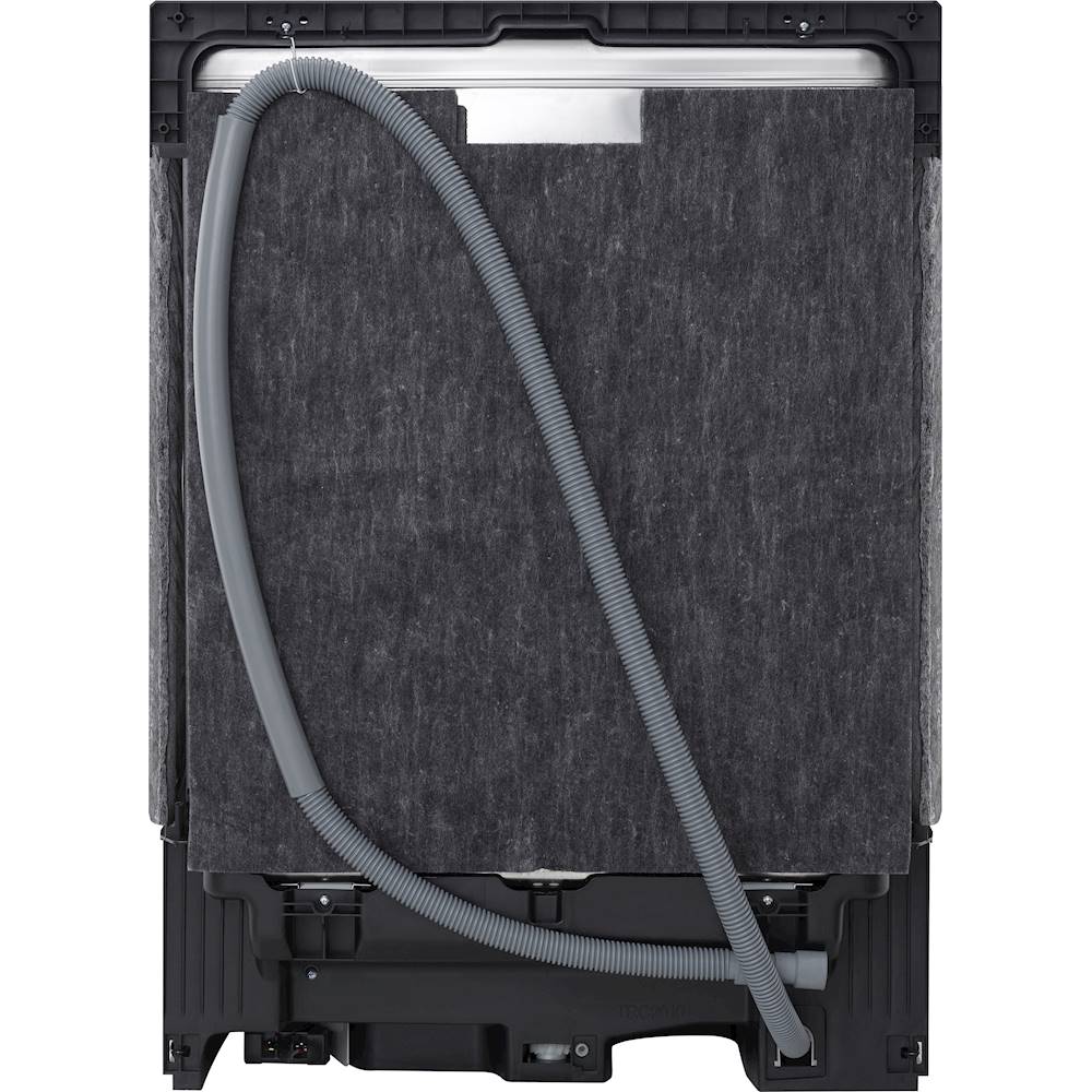 LG - 24 Top Control Built-In Smart WiFi-Enabled Dishwasher with Steam, 3rd Rack and Stainless Steel Tub - Black stainless steel