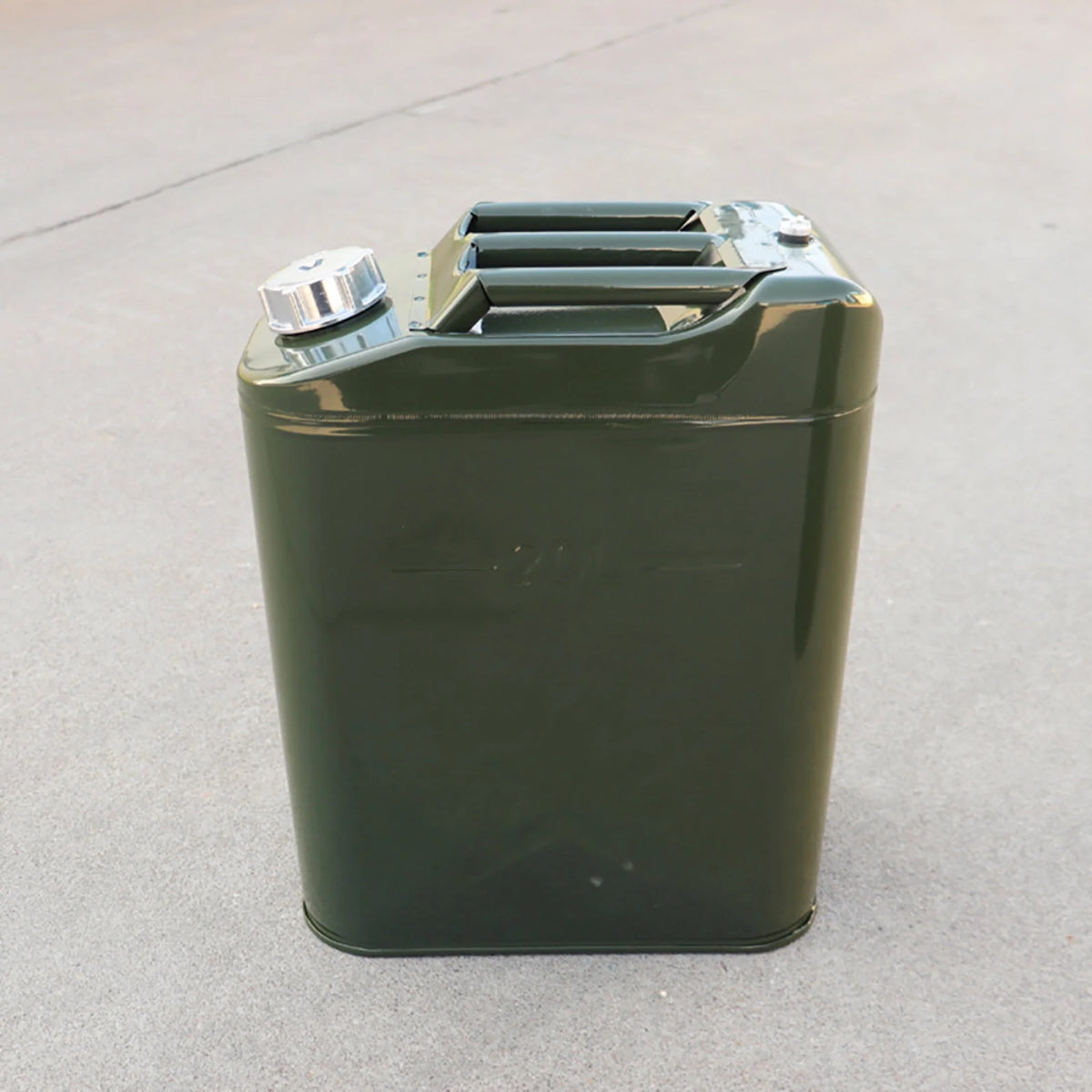 MoreChioce 10L Green Metal Jerry Can Store Container for Petrol Oil Water Alcohol