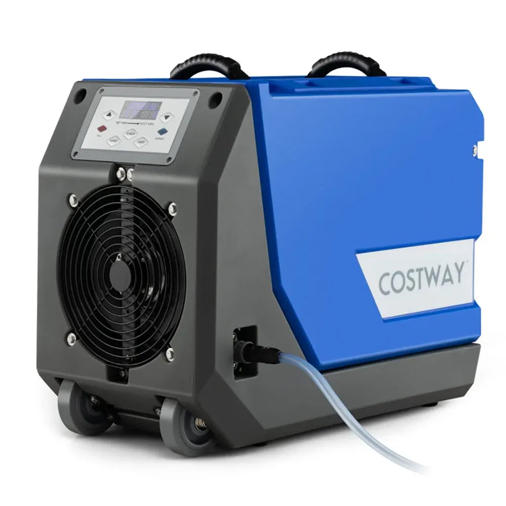 Yardi Yard 180 PPD Commercial Dehumidifier with Pump Drain Hose and Wheels-Blue, Dehumidifiers for Home, Auto and Manual Drainage, Intelligent Humidity Controll for Room, Bathroom, RV