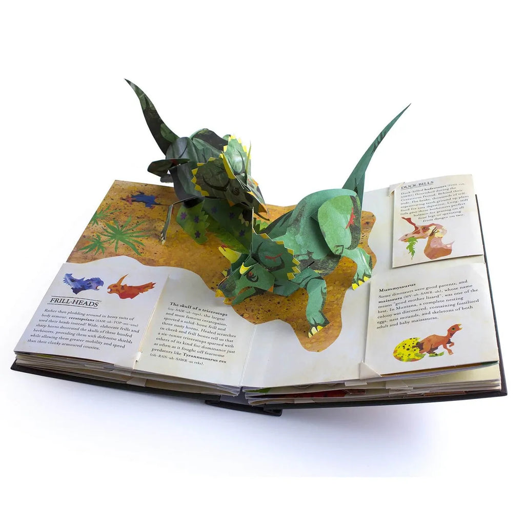 3D Pop Up Dinosaur and Sea Monster Book with Hardcover Binding and Educational  Facts