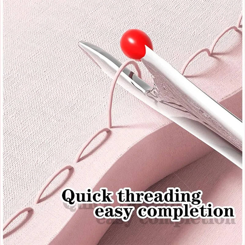 Dual Function Needle Threader with Seam Ripper, Stainless  Steel