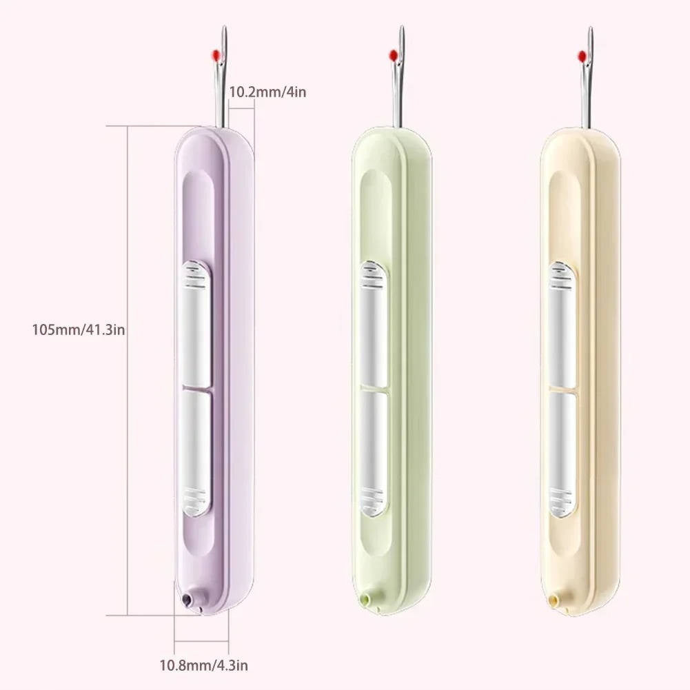 Dual Function Needle Threader with Seam Ripper, Stainless  Steel