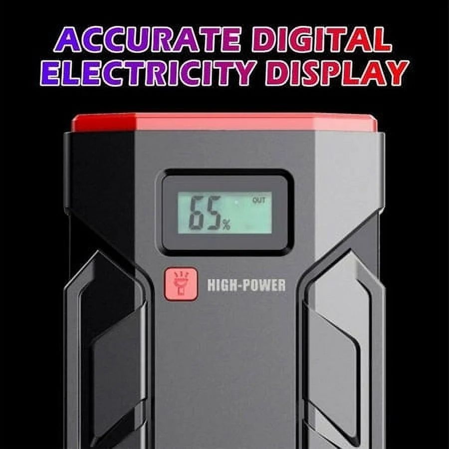 Xhy 50800mAh Car Jump Starter Portable Battery Pack Booster Jumper Box Emergency Start Power Bank Supply Charger with Built-in LED Light