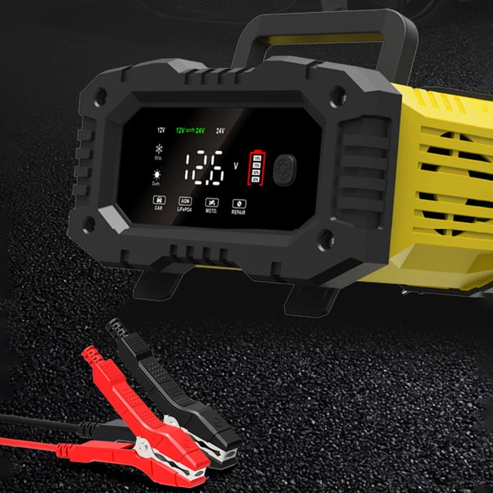 20A/10A Car Motorcycle Battery Charger 12V/24V Smart Charger Lithium Agm (European Rules)