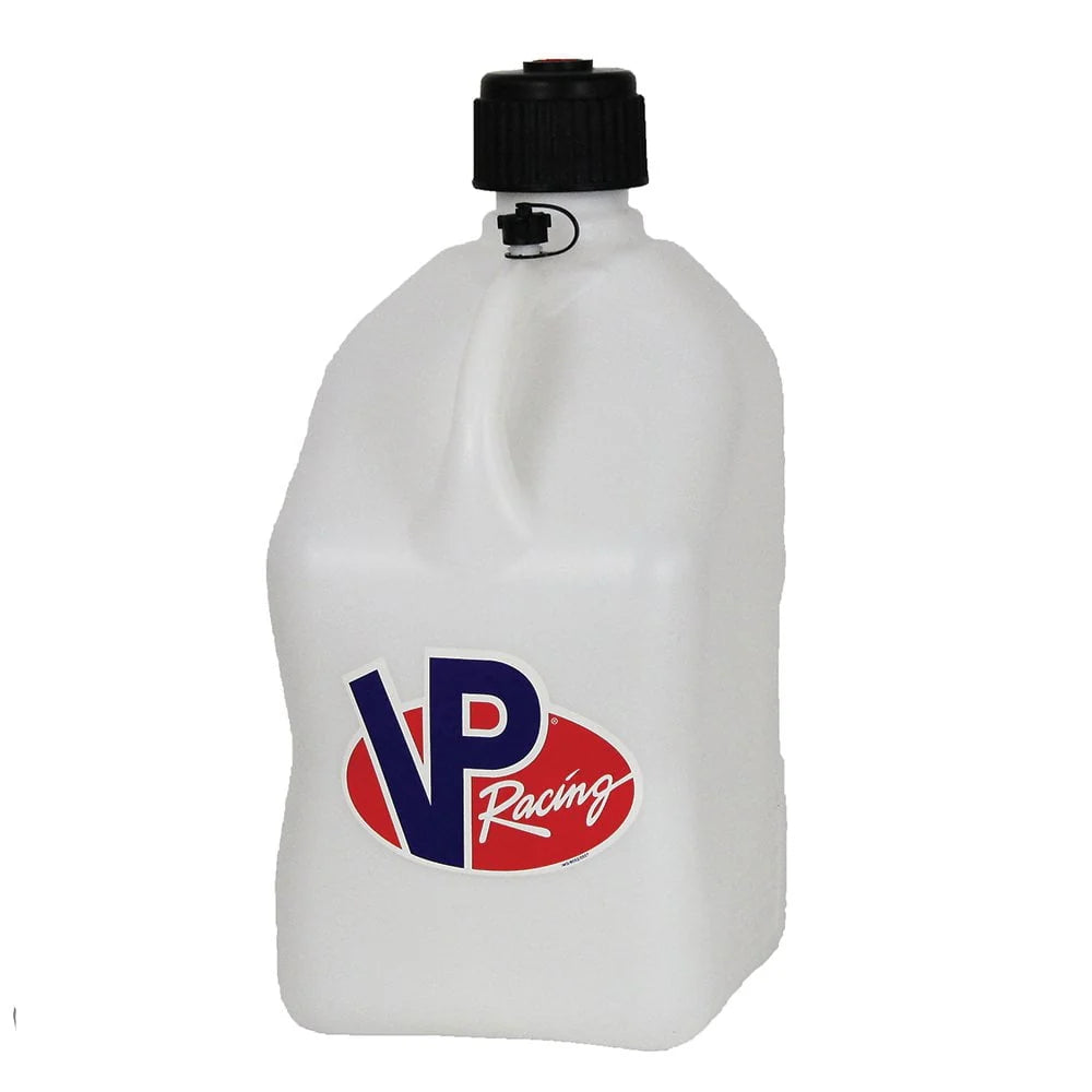 VP Racing Fuels Motorsport 5.5 Gal Utility Jug w/ 14 Hose, White (4 Pack)
