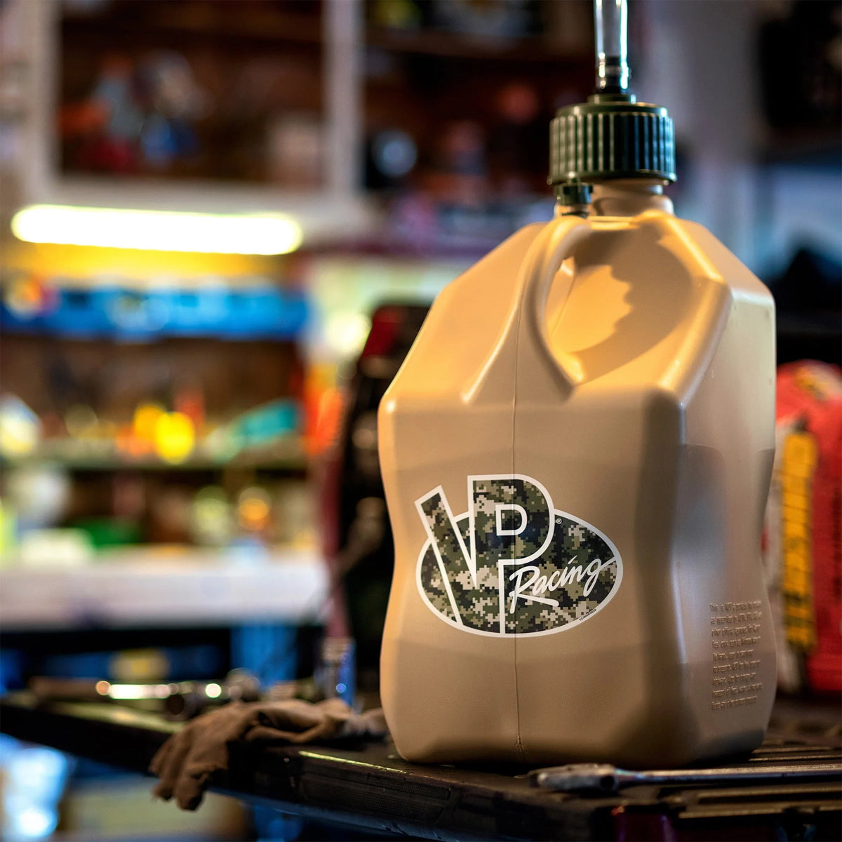 VP Racing 5.5 Gal Motorsport Racing Fuel Utility Container Jug, Tan