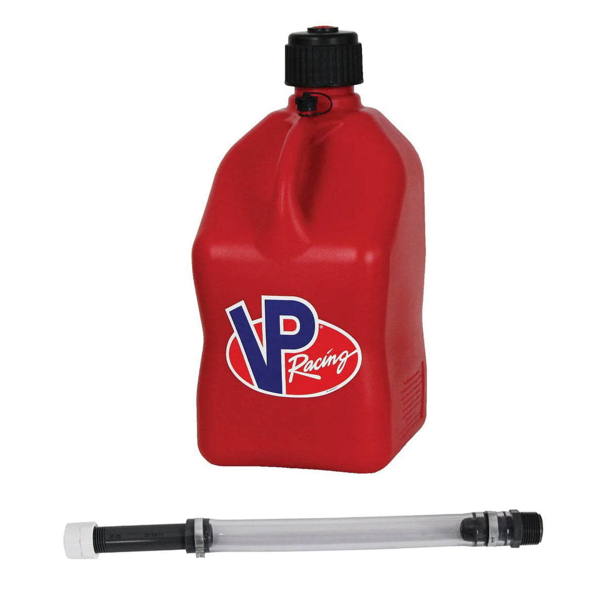 VP Racing Fuels Motorsport 5.5 Gal Utility Jug w/ Deluxe Hose, Red (4 Pack)