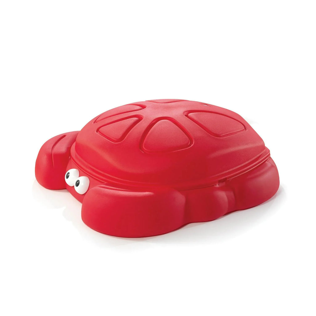 Step2 Crabbie Sandbox Kids Plastic Outdoor Sandbox with Cover