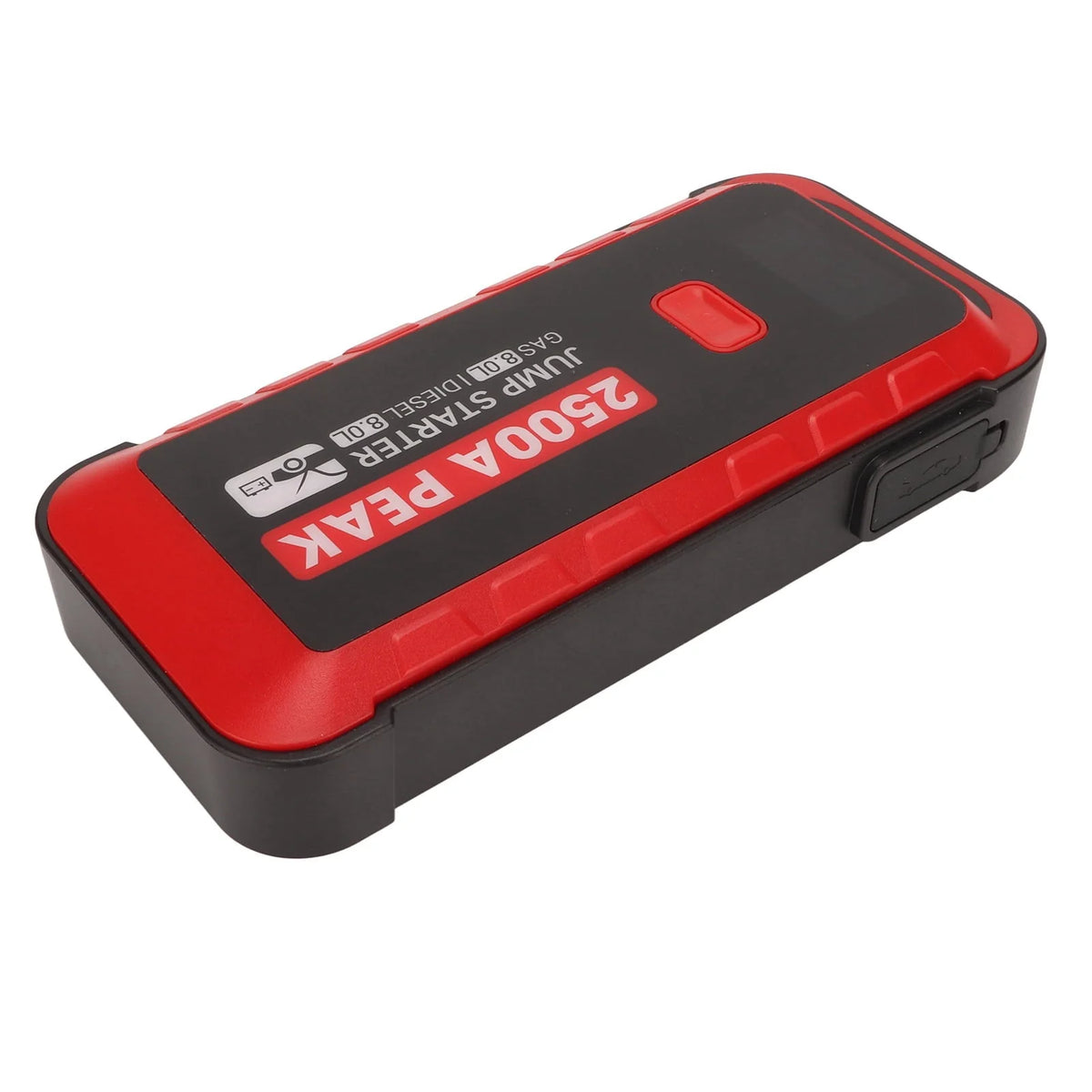 Car Battery Jump Starter 2500A 25800mAh USB Fast Charge LCD Display Portable Jump Starter for 12V Vehicle Camping