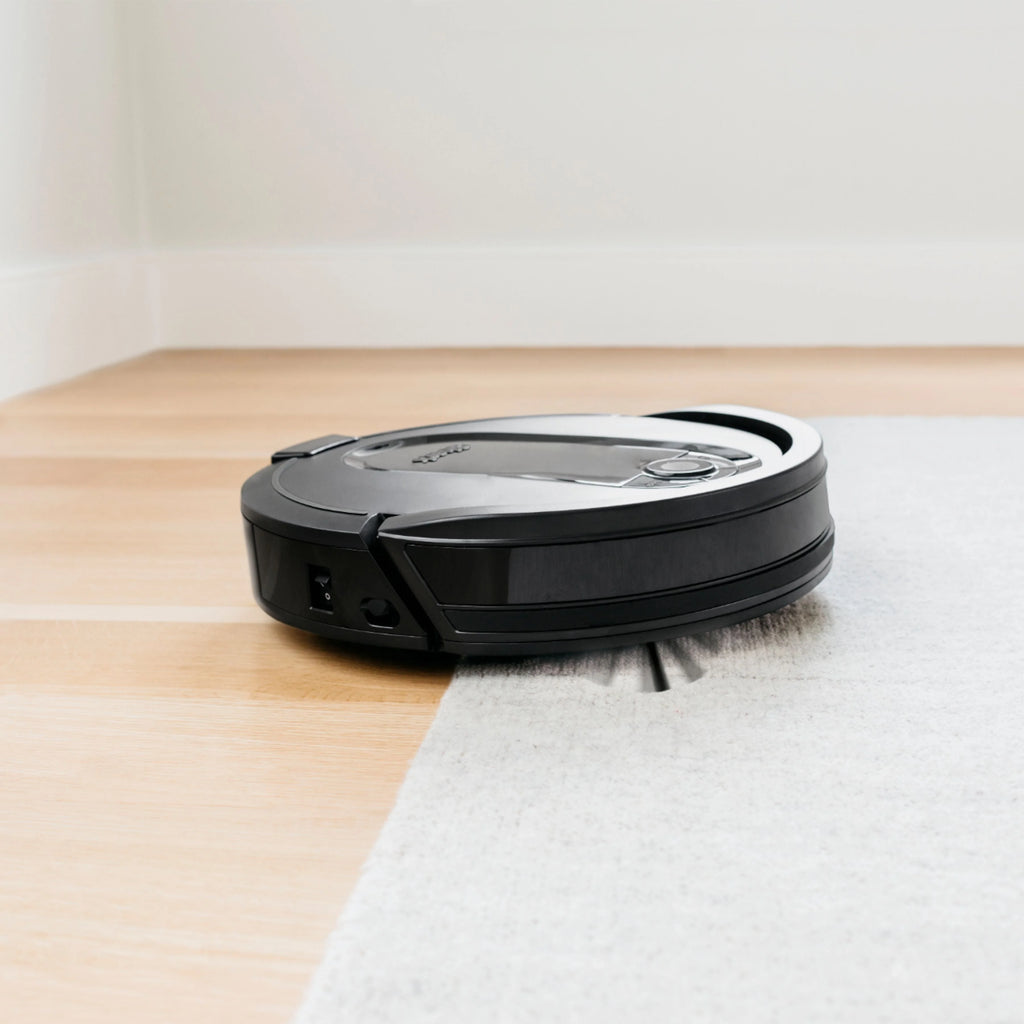 Shark - IQ Robot Self-Empty XL RV1001AE, Wi-Fi Connected, Robot Vacuum with Self-Cleaning Brushroll - Black