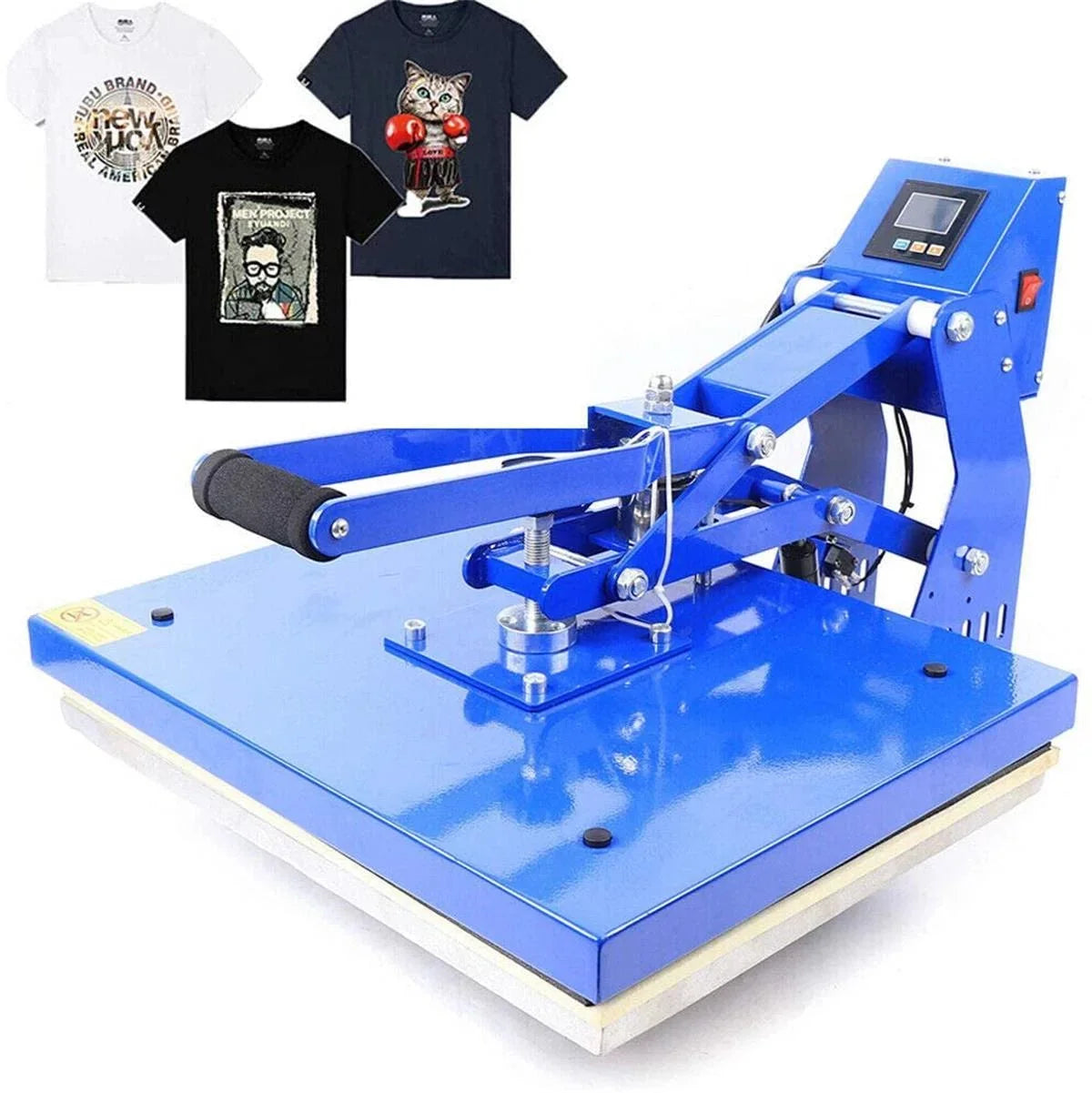WUZSTAR Auto Open Heat Press Transfer,Clamshell Base T-shirt Sublimation Machine 16x20