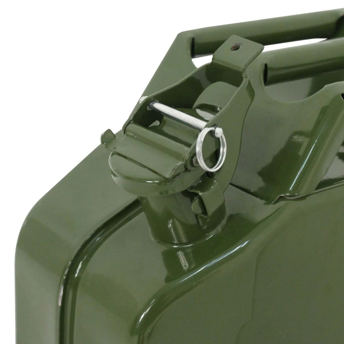 ZENY Jerry Can 5 Gallon Fuel Steel Tank NATO Style Extension Spout Gasoline Storage, 5 Pieces