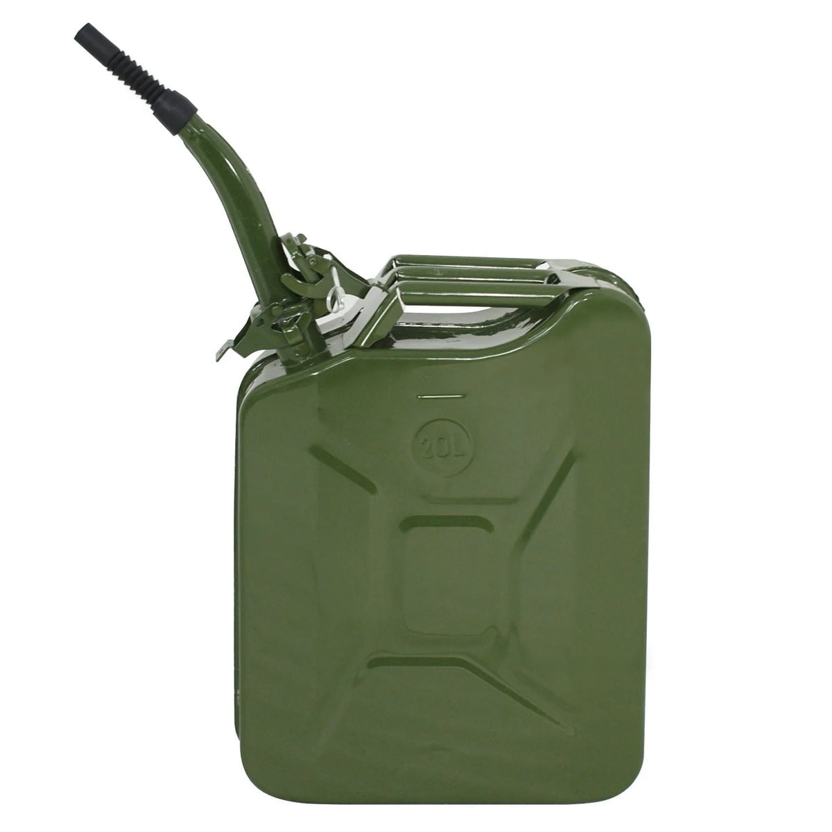 ZENY Jerry Can 5 Gallon Fuel Steel Tank NATO Style Extension Spout Gasoline Storage, 5 Pieces