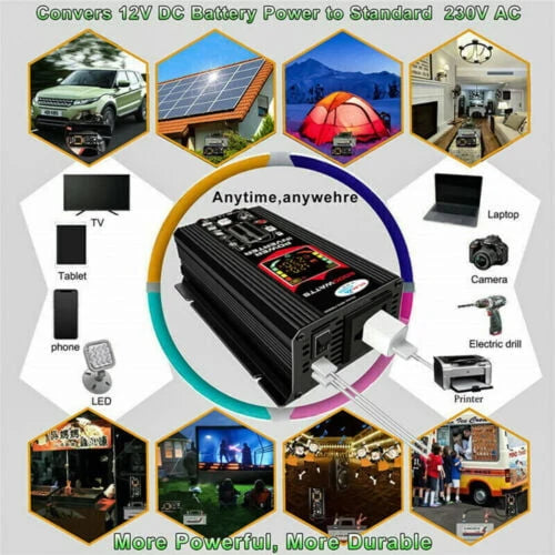 Xhy Solar Panel Kit 400W with Controller and Power Inverter Battery Charger Maintainer for Boat Car RV Motorcycle Marine Automotive