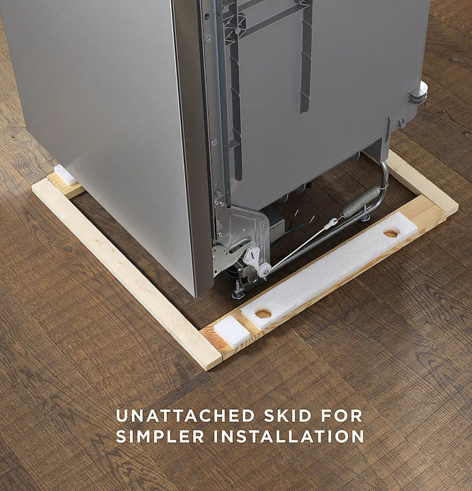 GE - Front Control Built-In Dishwasher with 59 dBA - White