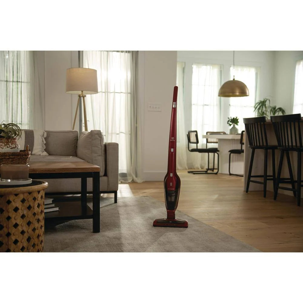 Electrolux EHVS3510AR Ergorapido Pet Bagless， Cordless， with Detachable Handset in Red Stick Vacuum