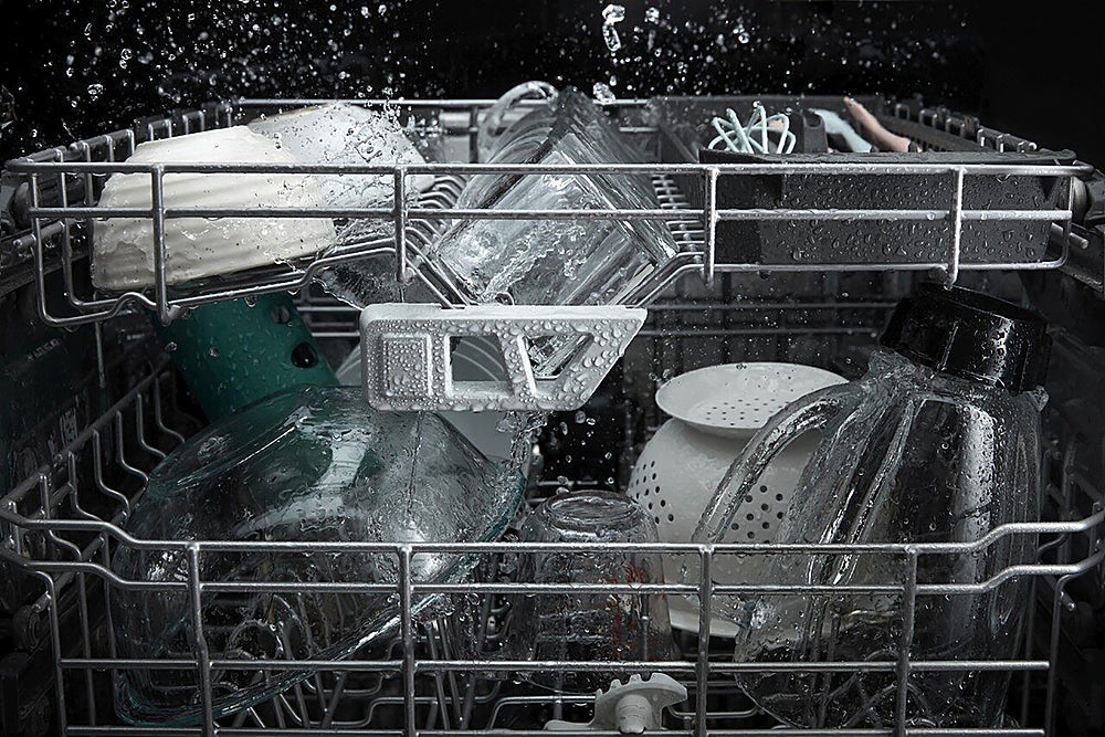 Whirlpool - 24 Top Control Built-In Dishwasher with Stainless Steel Tub, Large Capacity & 3rd Rack, 47 dBA - Stainless steel