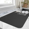 Absorbent Dish Drying Mat with Porous Microfiber and Fast  Evaporation