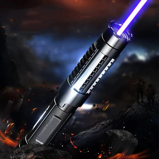 Handheld Laser Pointer with Adjustable Beam for Long-Range Indication