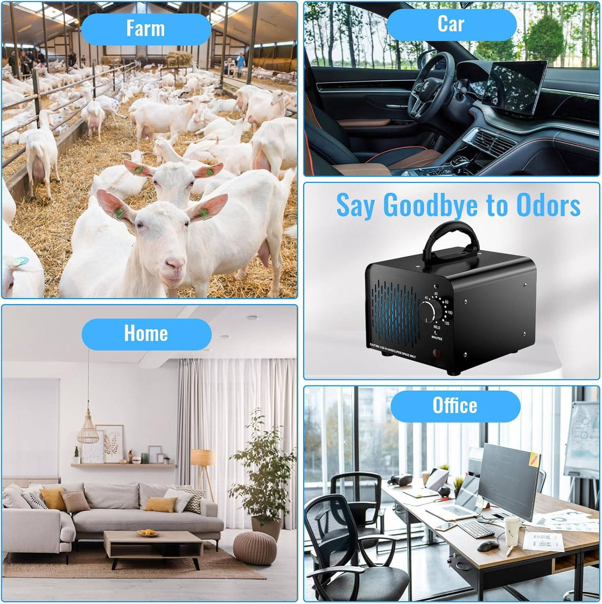 70000mg Ozone Generator for Smoke, Cars, Basements and Pet Rooms