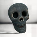 Ceramic Fire Pit Skull Logs with Heat Resistant Design for Halloween Bonfires