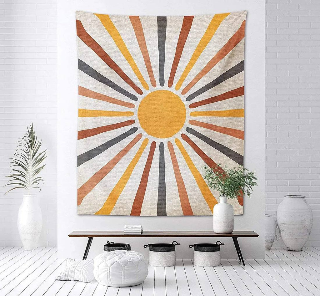 Cover Me With Sunshine Wall Tapestry Boho Neutral Decor